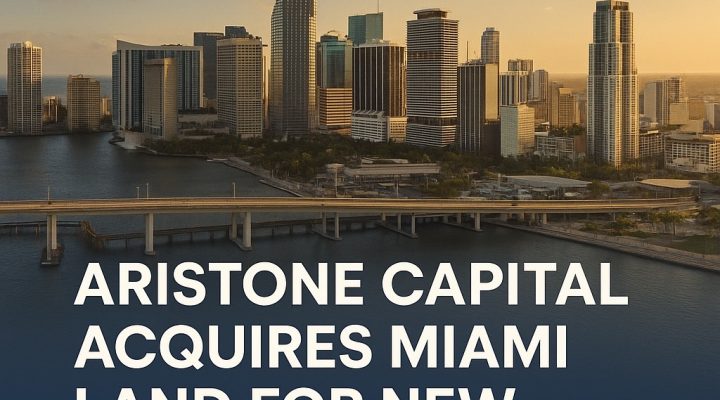 Aristone Capital Acquires Miami Land for New Mixed-Use Development Project