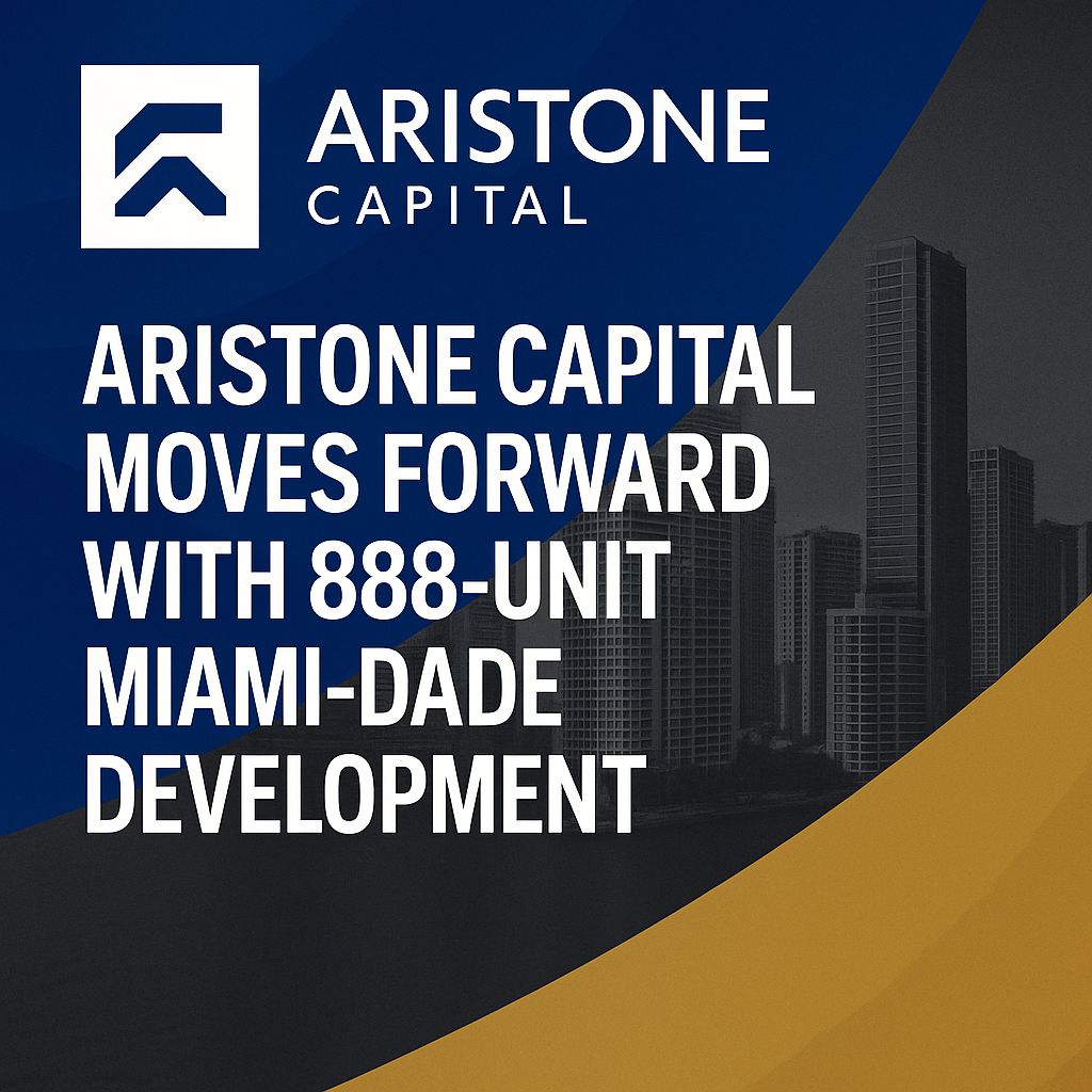 888-Unit Miami-Dade Development - New mixed-use community
